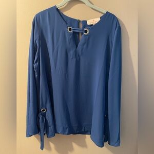 NEVER WORN Laurie Felt cobalt blue blouse